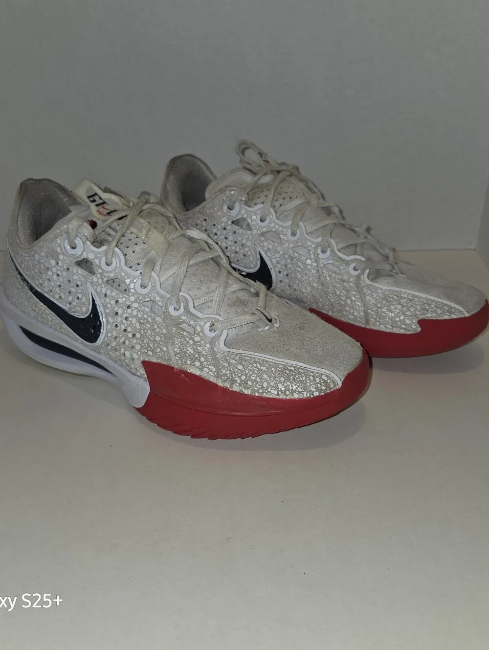 Nike G.T. Cut 3 White Red USA Basketball Shoe Sneaker DV2913-103 Men’s Size 8.5